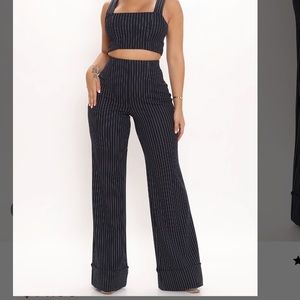 Brand New Fashion Nova High Waist Wide Leg Pants
